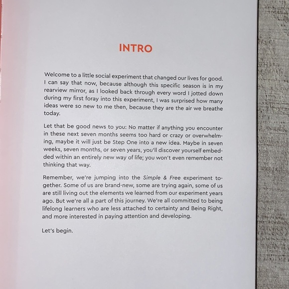 Simple & Free book journal by Jen Hatmaker - Picture 8 of 16